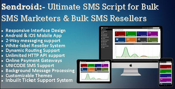 sendroid ultimate sms whatsapp voice messaging script with sms chat white-label reseller pro